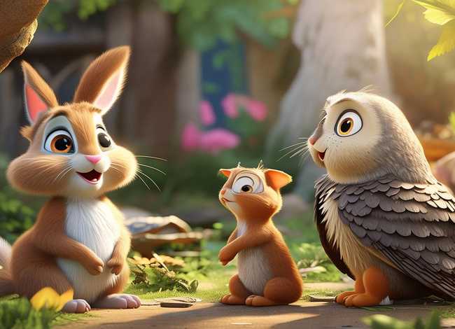 对话式幼儿小故事（动物对话故事）