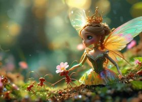 童话故事儿童版动画片，香喷喷的蚂蚁公主的童话故事