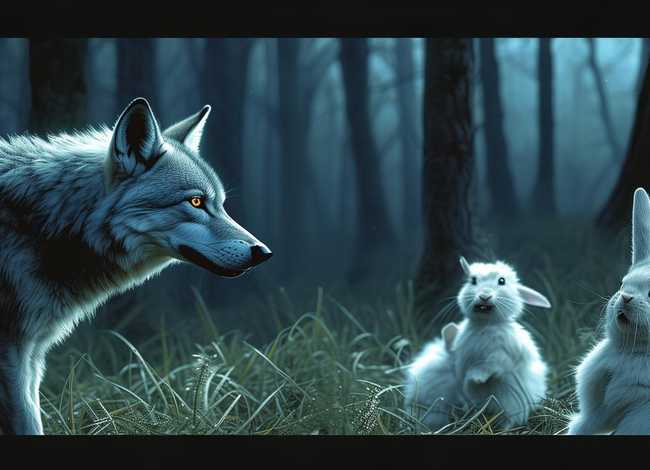 两只狼和三只兔子故事；谁知道《狼行成双》的故事