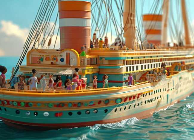 泰坦尼克号儿童版；快乐小鲁班泰坦尼克号中号-适用对象