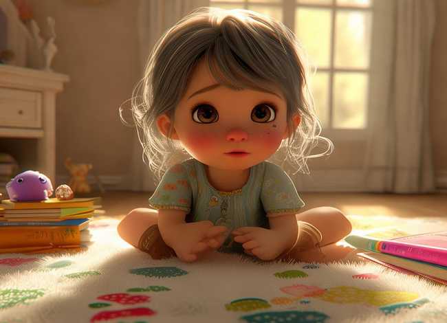 爱哭的小姑娘儿童故事 - 爱哭的宝贝幼儿故事