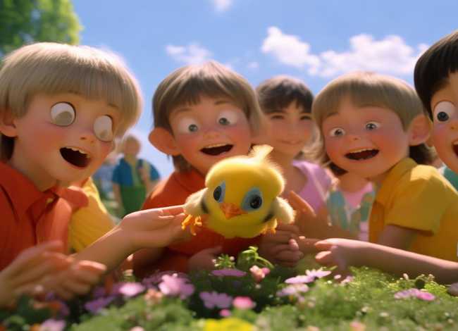 小鸡故事图片 幼儿园看图说话故事救小鸡