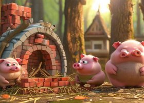 儿童故事三只小猪盖房子的故事 儿童故事三只小猪盖房子的故事