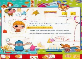 幼儿简单故事绘本制作模板、幼儿园绘本制作图片素材-如何自制幼儿绘本