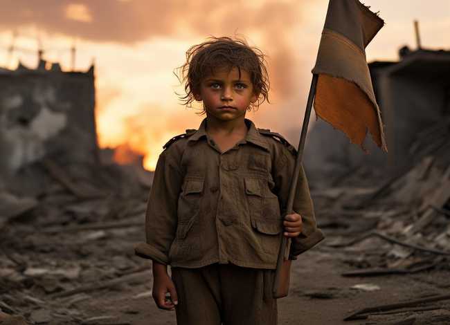 战争中儿童真实的故事；战争中少儿英雄故事