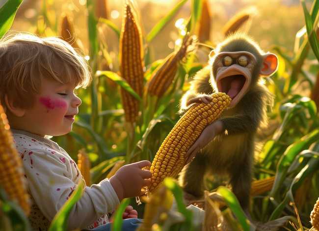 宝宝睡前故事猴子掰玉米,幼儿小班睡前童话故事 宝宝睡前故事猴子掰玉米,幼儿小班睡前童话故事