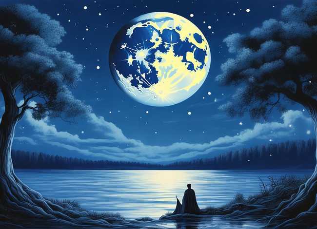 有关月亮的诗歌简单自创 幻想月亮的自创诗歌 有关月亮的诗歌简单自创 幻想月亮的自创诗歌