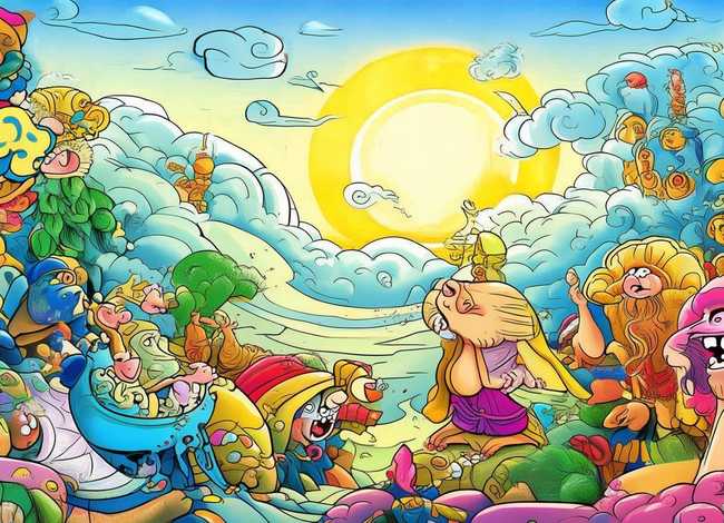 儿童故事插画手绘版、儿童版西游记插画-西游记的插图怎么画