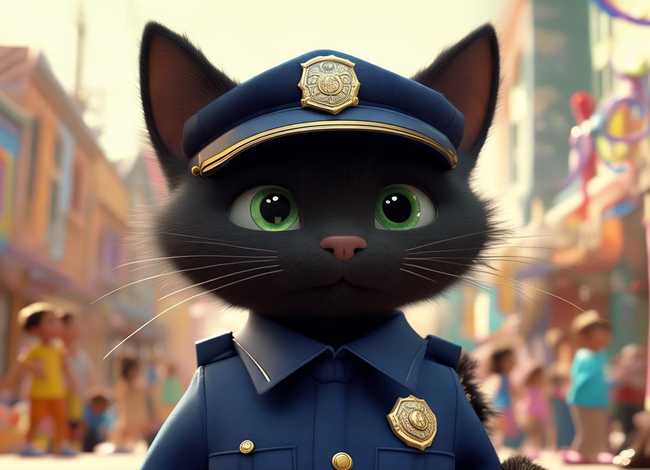 儿童警察故事在线听（黑猫警察的动画片）