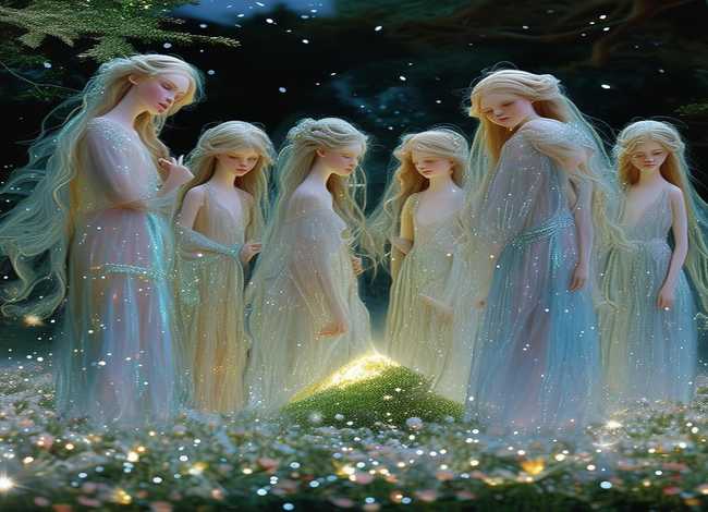 七个仙女的儿童故事，七仙女的故事传说