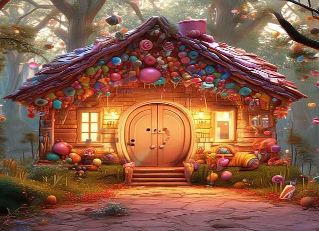 糖果屋英文版故事简短儿童版 糖果屋英语