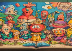 儿童故事优秀作品美术；儿童连环画作品