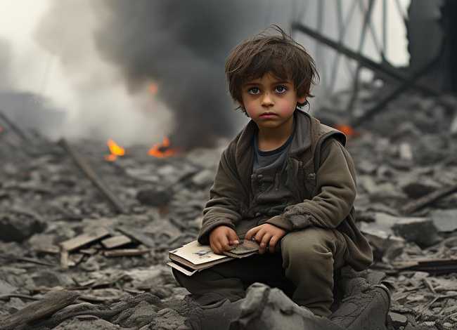 战乱中的儿童过着怎样的生活，叙利亚儿童-我们做错了什么战争中儿童有多凄惨