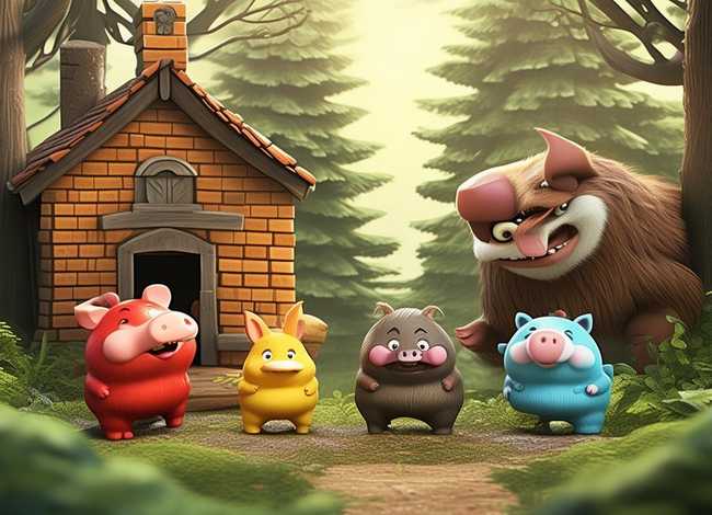 儿童故事三只小猪 - 三只小猪故事内容简略 三只小猪故事内容是什么