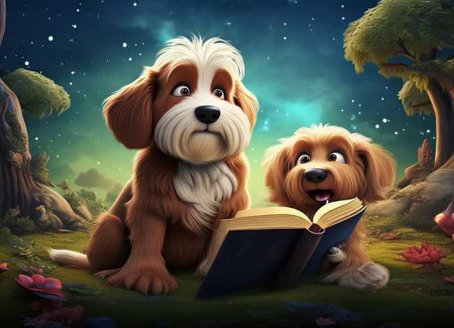 大狗的故事；童话故事“大狗和小狗”的读后感怎样写