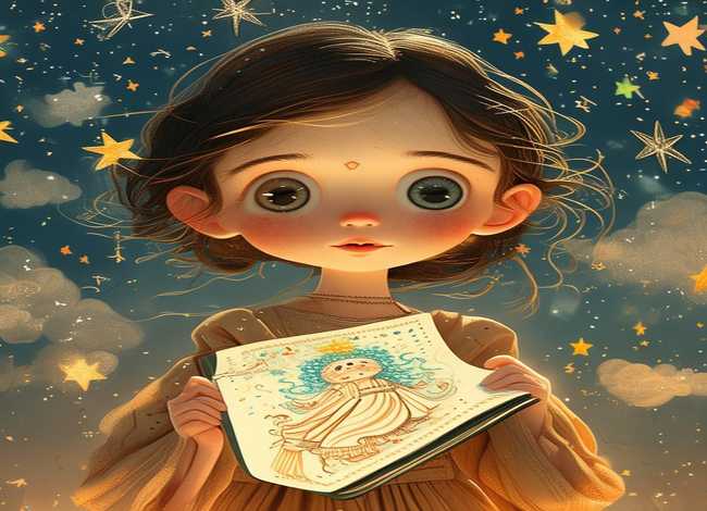 儿童简笔绘画小故事，织女的简笔画怎么画