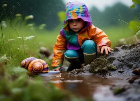 儿童科普故事-为什么蜗牛为要等下雨天才出 为什么蜗牛要等到下雨后才出来