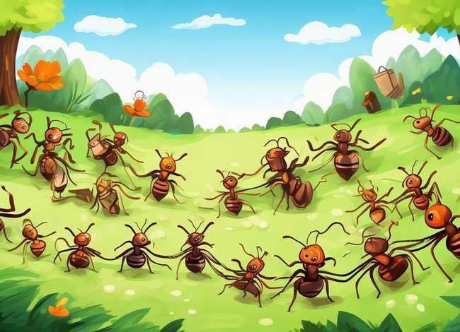 蚂蚁搬家儿童故事视频，幼儿读物读后感蚂蚁搬家