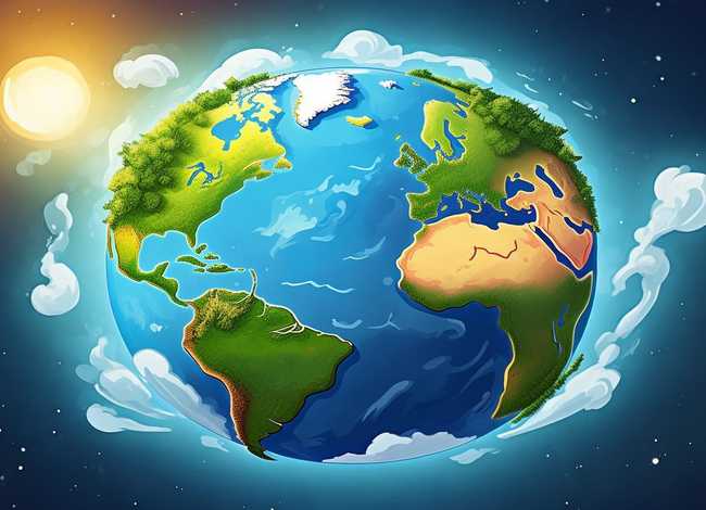 太阳故事儿童科普动画 - 星球动画盘点地球的形态 太阳故事儿童科普动画 - 星球动画盘点地球的形态