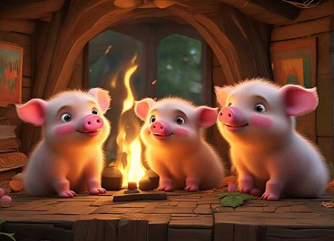 关于小猪的可爱故事（三只小猪故事完整原文）