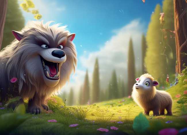 儿童绘本故事小山羊与狼（世界童话典藏绘本内容简介）