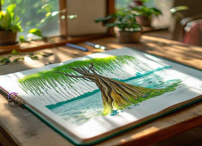 关于柳树的绘本故事 我是这样做绘本的,绘本脚本和插画成稿对照版