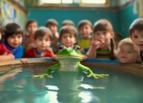 幼儿园井底之蛙的故事，幼儿园教学活动叙事