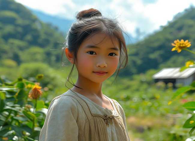 村姑小女孩图片(村姑梅梅多大) 村姑小女孩图片(村姑梅梅多大)