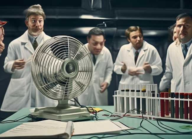 风扇小故事；早年有一个传说电风扇替代专用检测设备的笑话