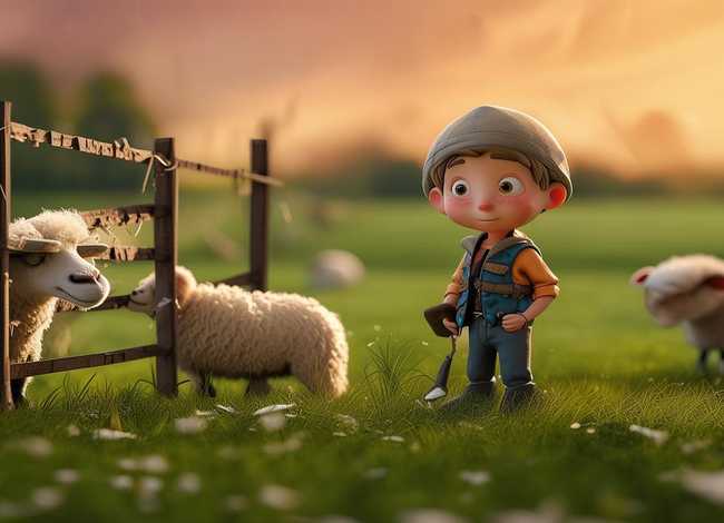 儿童自制故事书范例ppt亡羊补牢；原创亡羊补牢动态PPT封含PS