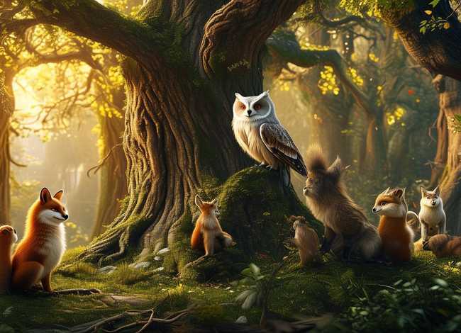 森林故事会故事内容（森林故事会一段话一小段话）