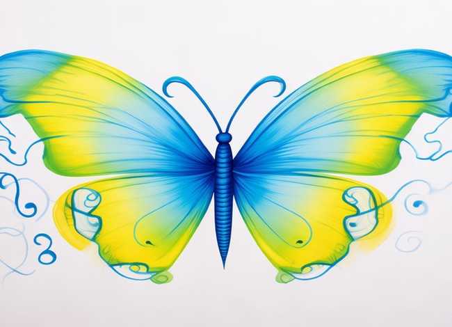 儿童蝴蝶简笔画打印（蝴蝶怎样画,简笔画,4岁画的）