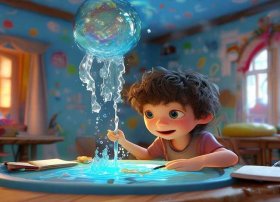 幼儿园魔法师的故事（水从哪里来简单答案幼儿园）