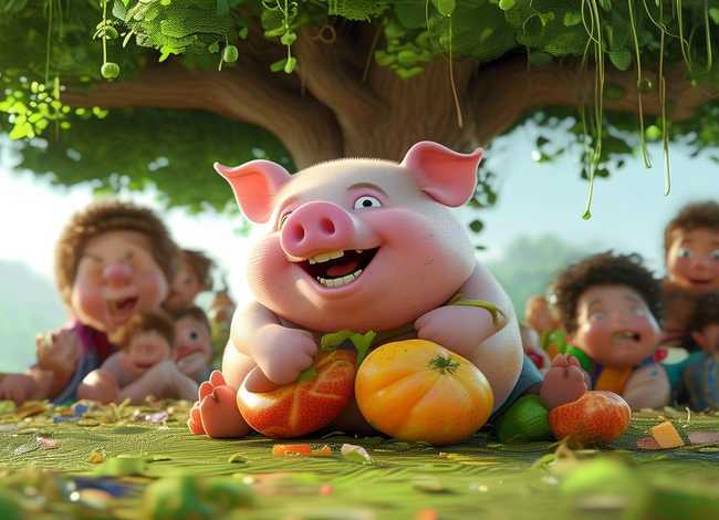 猪八戒吃西瓜儿童故事大班（猪八戒吃西瓜的故事五十字）