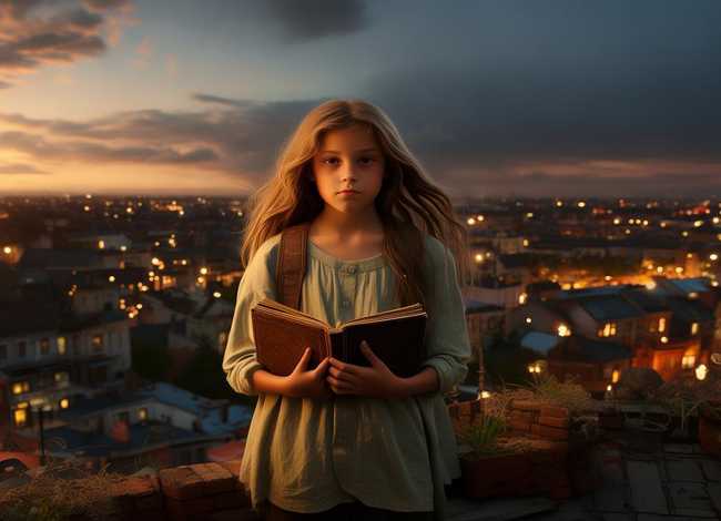 屋顶上的女孩故事；《屋顶上的小孩》读后感1000字左右
