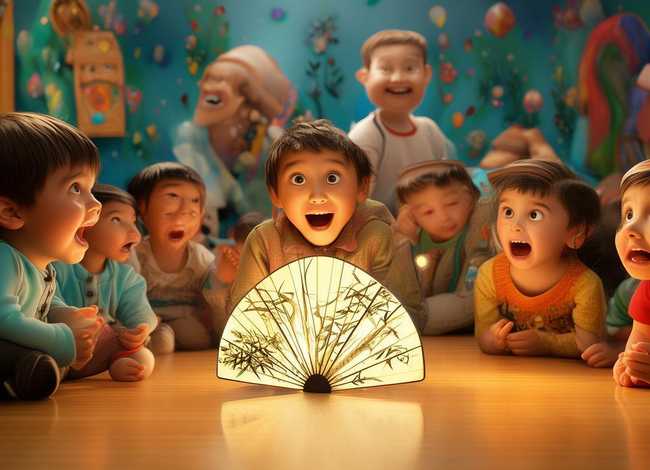 儿童故事三借芭蕉扇的背景音乐；幼儿园大班美术教案