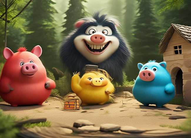 儿童故事三只小猪故事简介，三只小猪的故事主要讲了什么