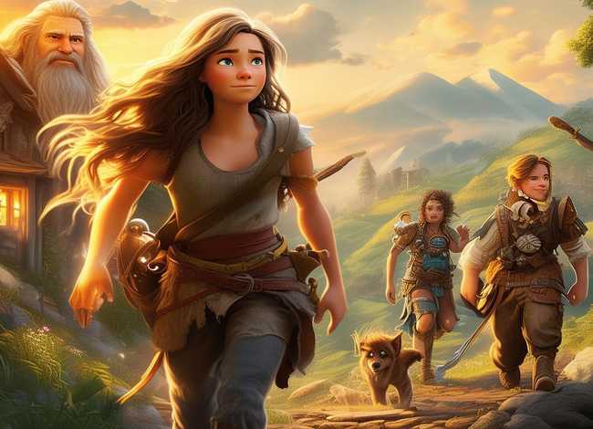 故事四分钟左右 请大家帮忙写几个有4个角色的短故事