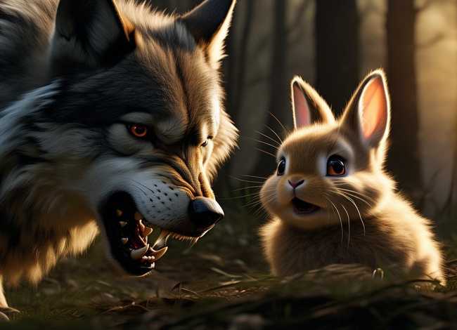兔子和狼的故事视频(狼吃兔子的故事) 兔子和狼的故事视频(狼吃兔子的故事)