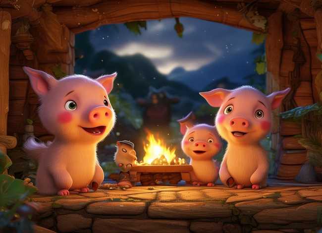 儿童小猪故事大全整理、三只小猪的故事 儿童睡前故事 经典童话故事
