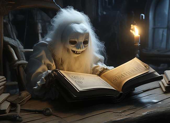 幽灵的故事书；小幽灵的内容提要