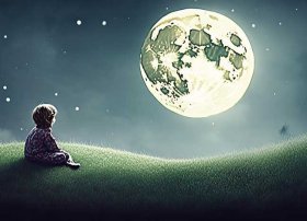 有关月亮的儿童故事简短（关于月亮的故事20字）