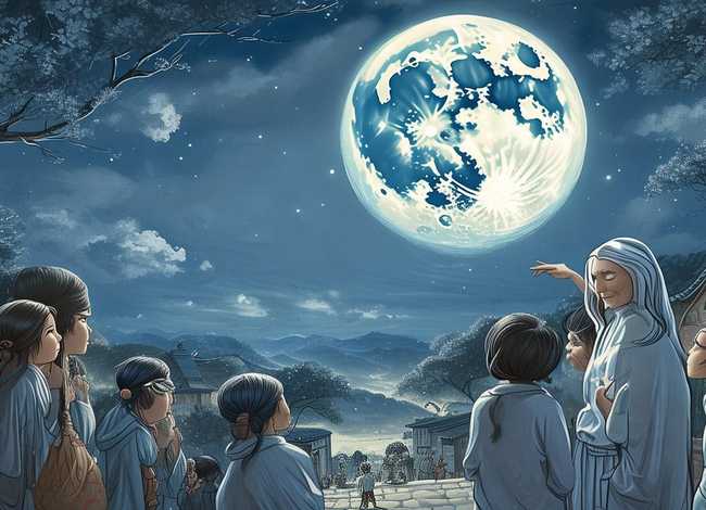 中秋儿童故事 - 中秋节的睡前故事——月亮婆婆的传说