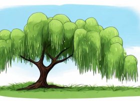 柳树的儿童画 儿童画柳树的简单方法