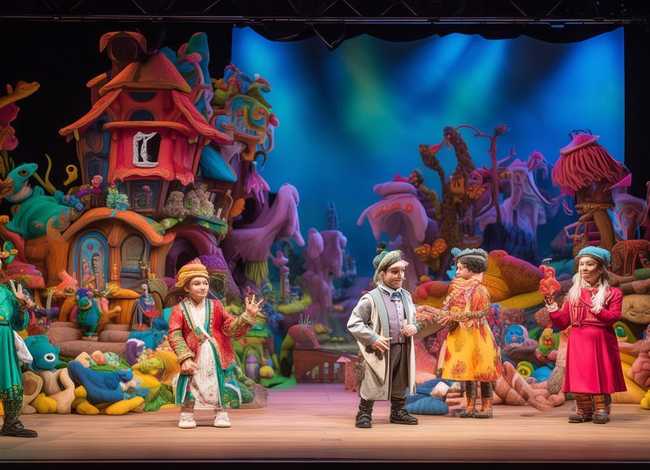 幼儿故事表演四个人（英语剧本,四个人,一个故事）