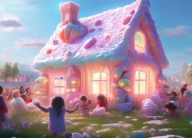 儿童冰淇淋故事，【冰淇淋的房子的故事】_关于冰激凌的房子的故