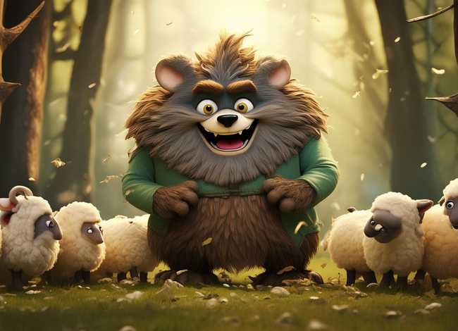 儿童故事狼吃羊的故事，儿童故事大灰狼小羊-儿童故事大灰狼吃小羊