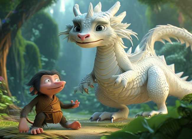 儿童动画龙王故事 动画片美猴王中小石猴遇到的小白龙是龙王的第几个儿子