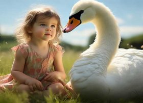 大白鹅的故事完整版，大白鹅儿童故事