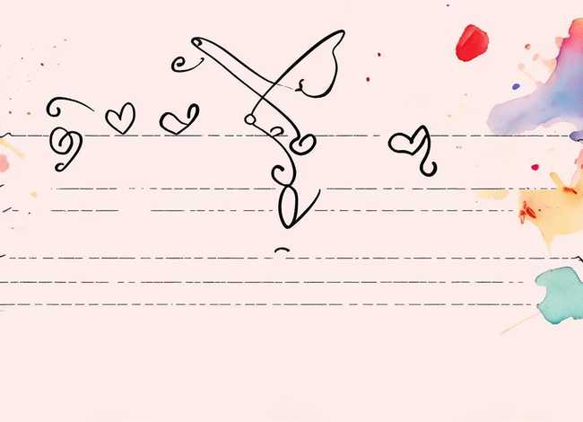 儿童插画素材；可爱插画素材-手帐笔记——插画篇(如何画敲可爱的分割线)